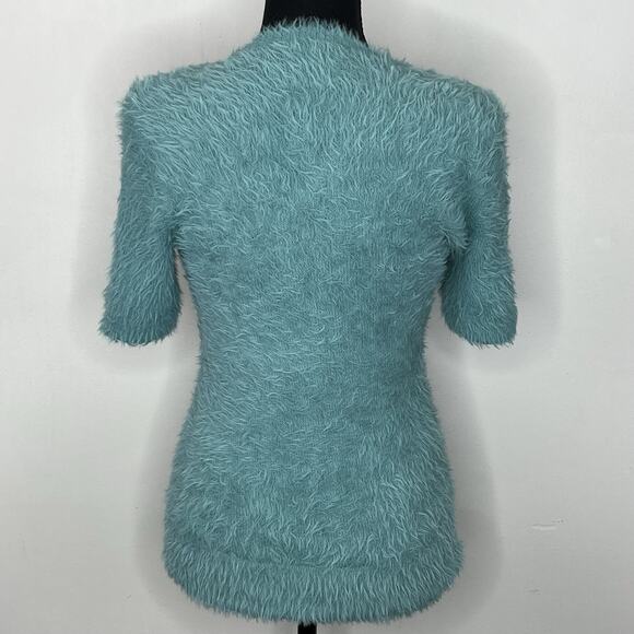 Anthropologie Isola Pullover by Knitted & Knotted Turquoise Size S - Picture 2 of 7